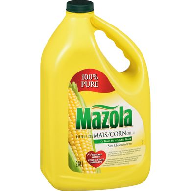 HUILE DE BLÉ, CANOLA OU VÉGÉTALE MAZOLA